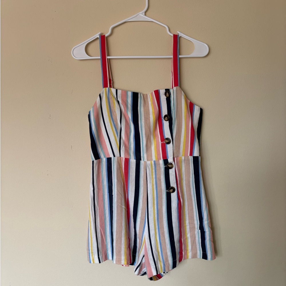 Forever 21 Colorful Striped Kids Romper